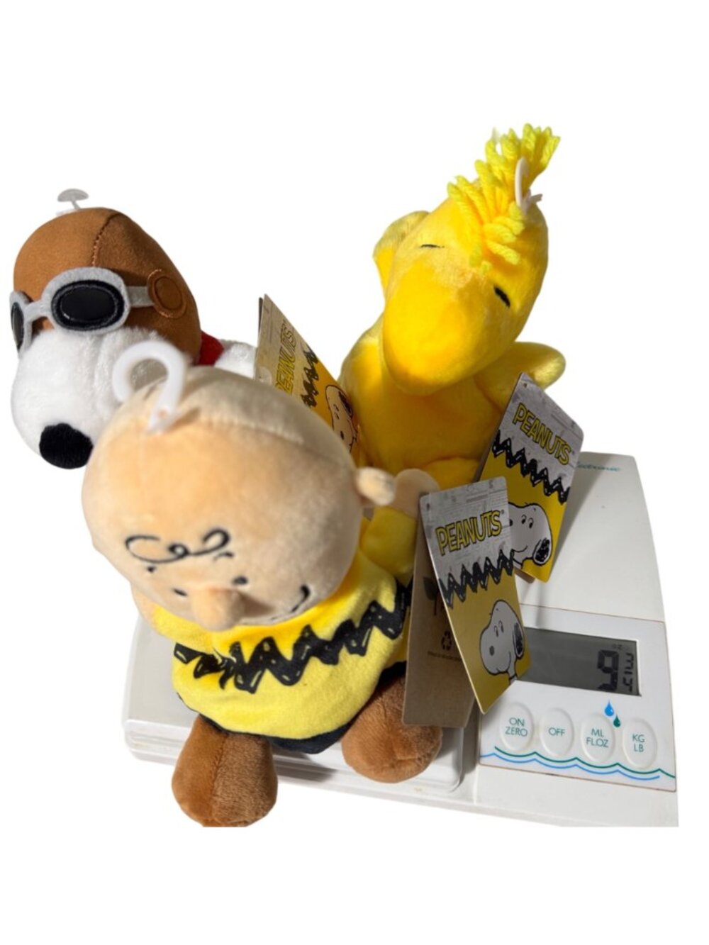 Aurora 5" Peanuts Palm Pal Plush Set Bundle Charlie Brown Woodstock Snoopy 2025 - Picture 11 of 11